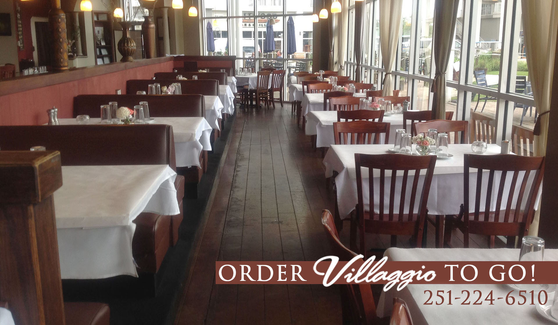 Togo orders at Villaggio Grille at The Wharf